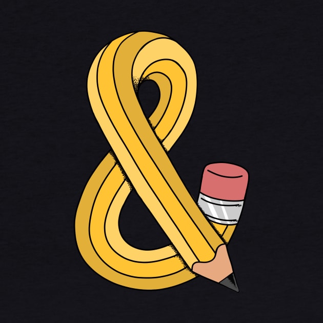 Pencil Ampersand by coffeeman